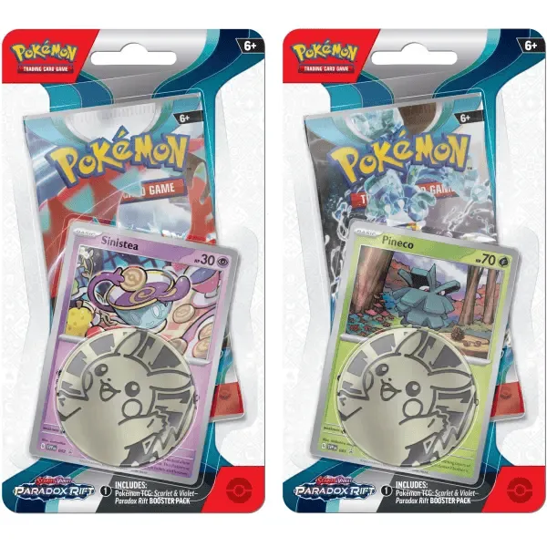 Pokemon TCG - Scarlet & Violet 4: Paradox Rift Checklane Blister English - 1 Blister Aleatório